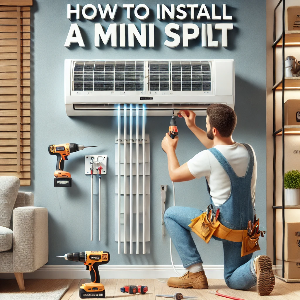 how to install a mini split